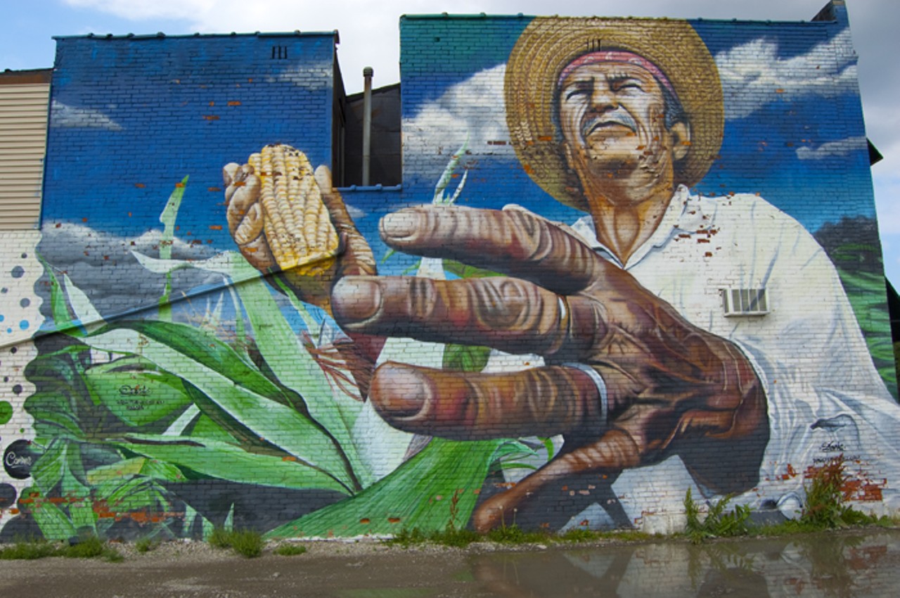 1280x850 Detroit's Murals Offer Perspectives On America Local News - American Graffiti Painting