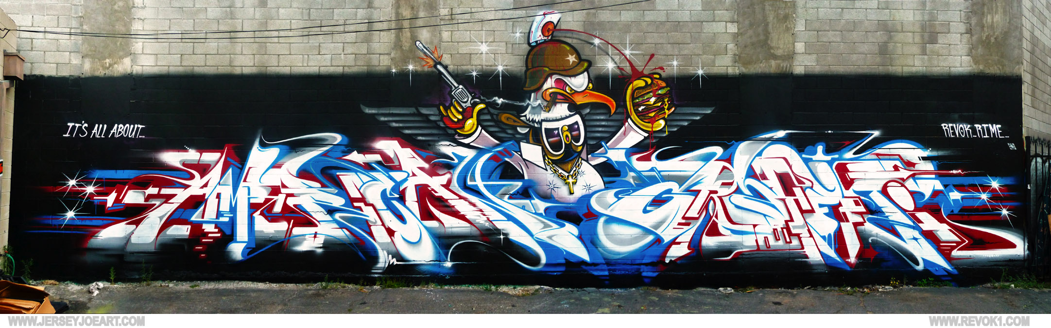 2163x677 It's All About American Graffiti - American Graffiti Painting