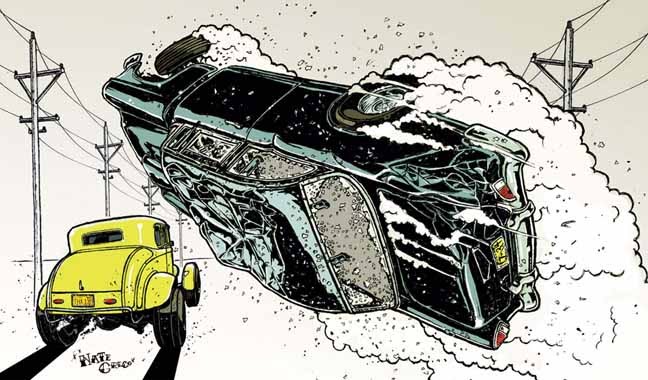 648x380 Nate Greco American Graffiti Crash!!! - American Graffiti Painting