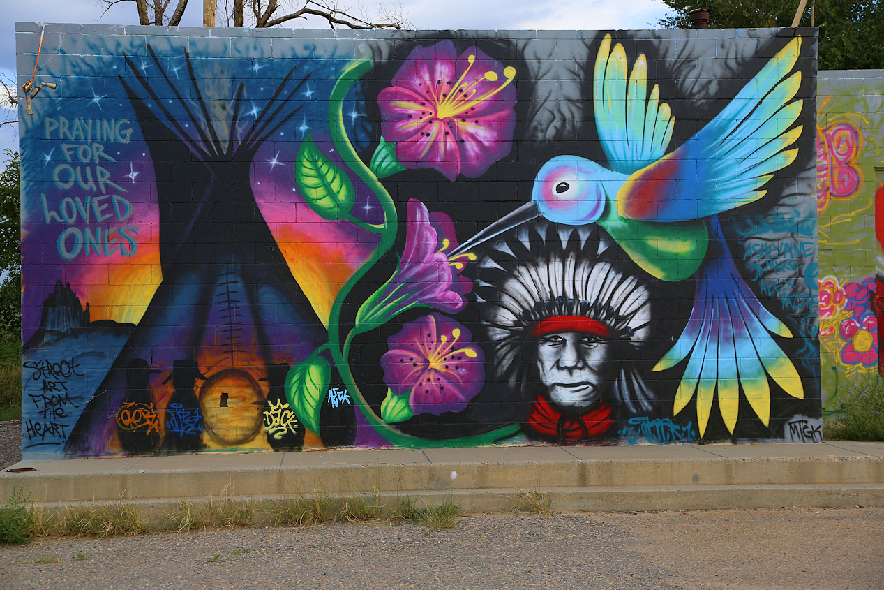 1267x845 Shiprock New Mexico Native American Art By Richardphotos - American Graffiti Painting