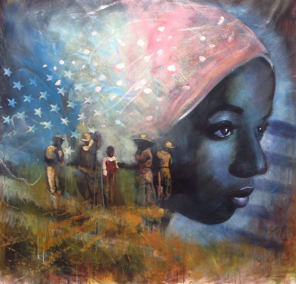 960x920 A Painting About African American History Painting Acrylic - American History Painting