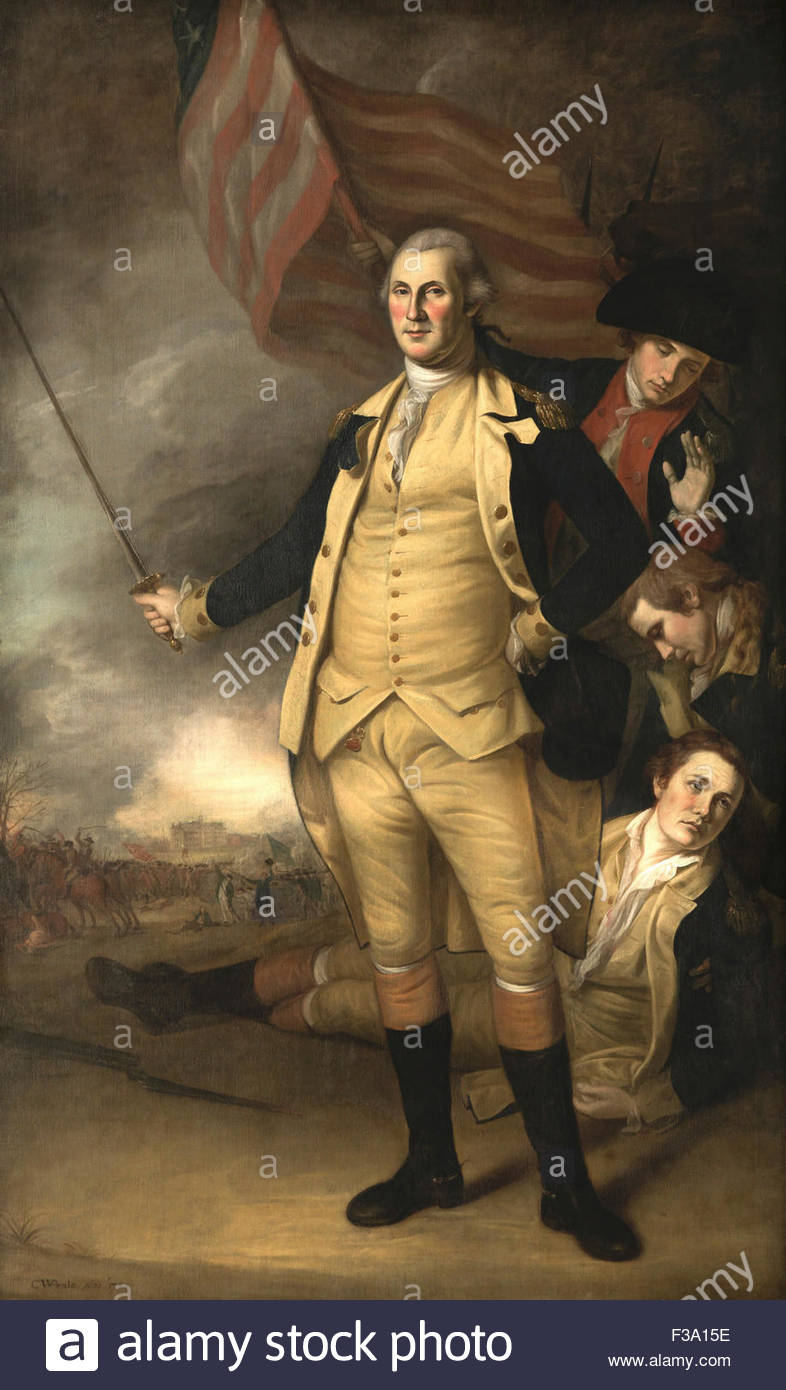 786x1390 This Vintage American History Painting Of General George - American History Painting
