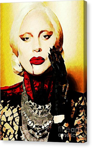 388x622 Lady Gaga As Elizabeth In American Horror Story Painting By John - American Horror Story Painting