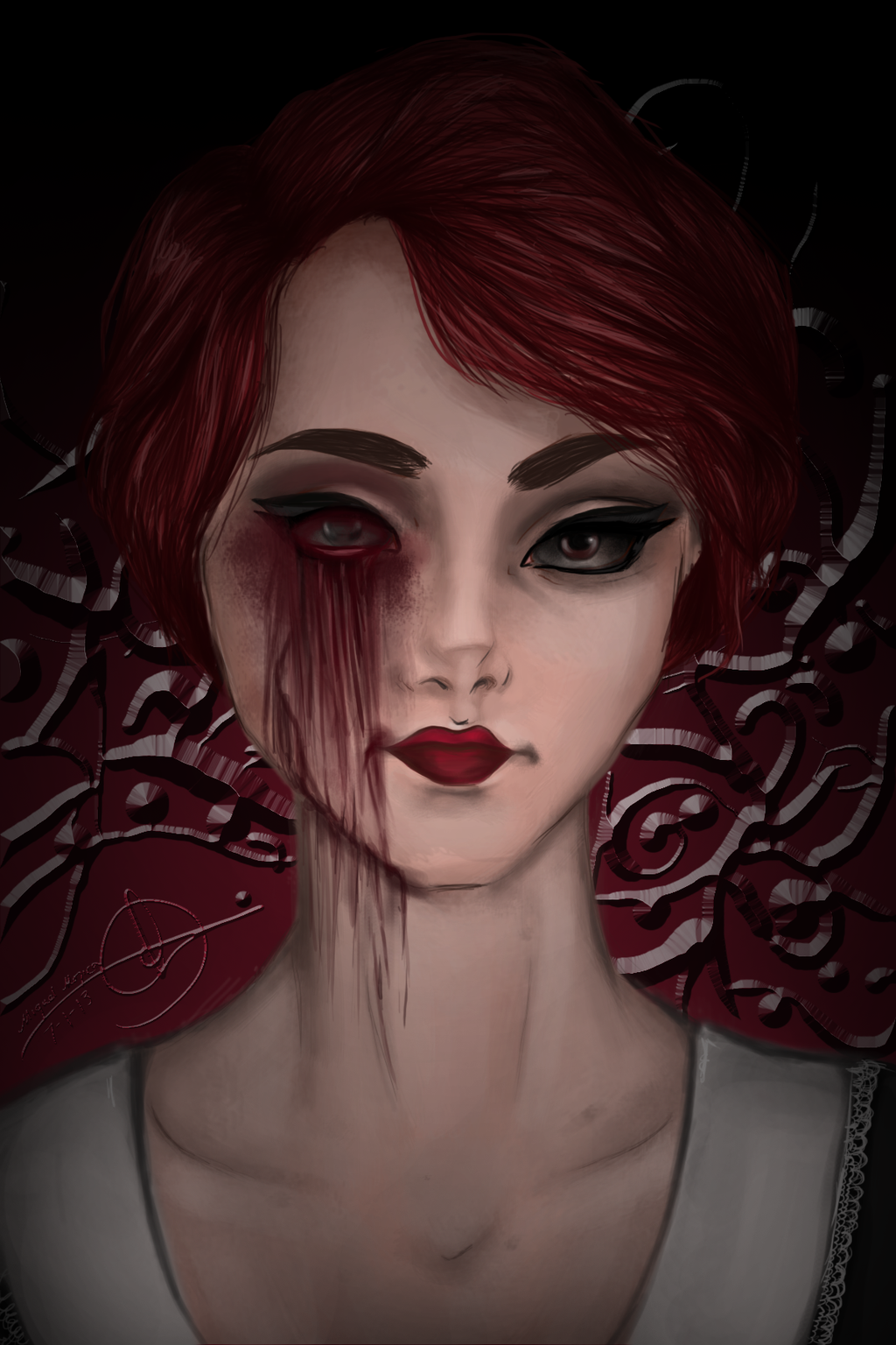 1024x1536 Moira O' Hara [American Horror Story] Byemiggymoj - American Horror Story Painting