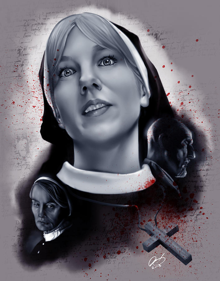 707x900 Sister Mary Eunice Painting By Pete Tapang - American Horror Story Painting