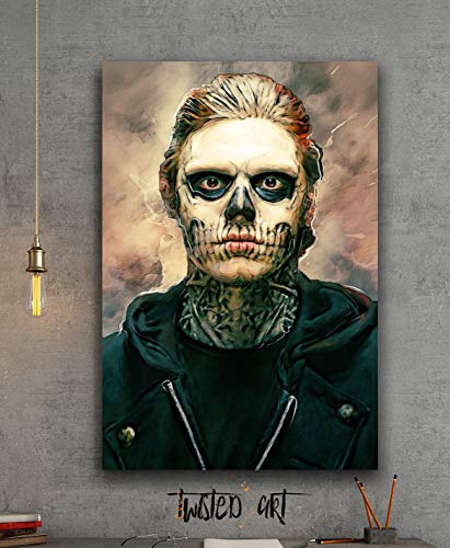 411x500 American Horror Story Modern Abstract Box Framed - American Horror Story Painting