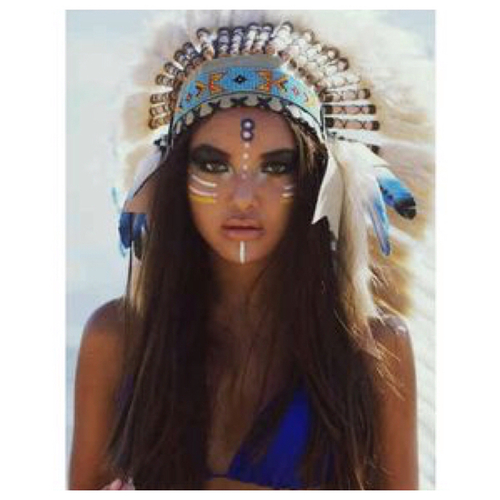 500x500 American Indian Face Paint Shared By Elise On We Heart It - American Indian Face Painting
