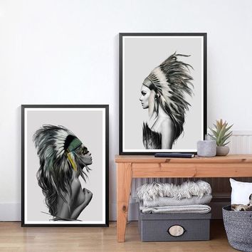 354x354 Best Native American Art Paintings Products On Wanelo - American Indian Girl Painting