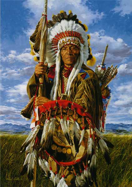 423x600 Wildlife Art Prints Plus Original Paintings With A Wide Selection - American Indian Painting
