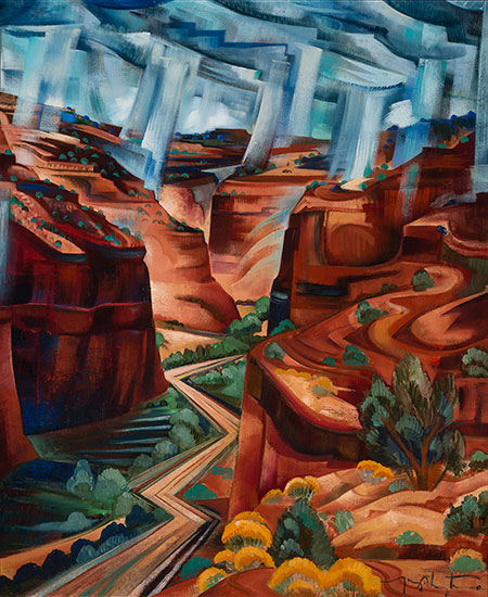 450x550 Personal Journeys American Indian Landscapes Heard Museum - American Indian Painting Artists