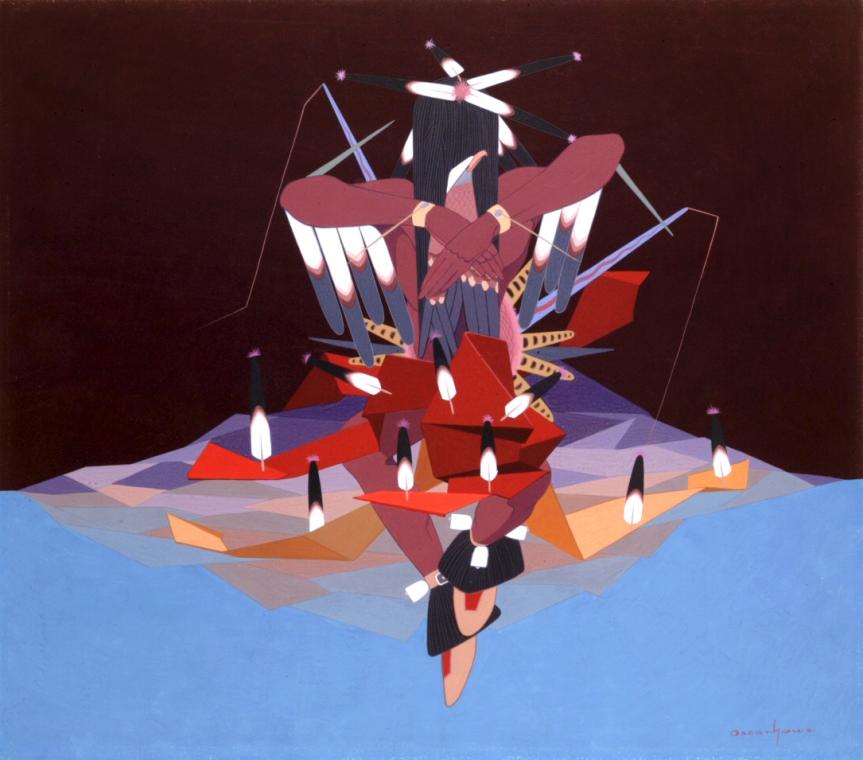 863x760 American Indian Art Denver Art Museum - American Indian Painting Artists