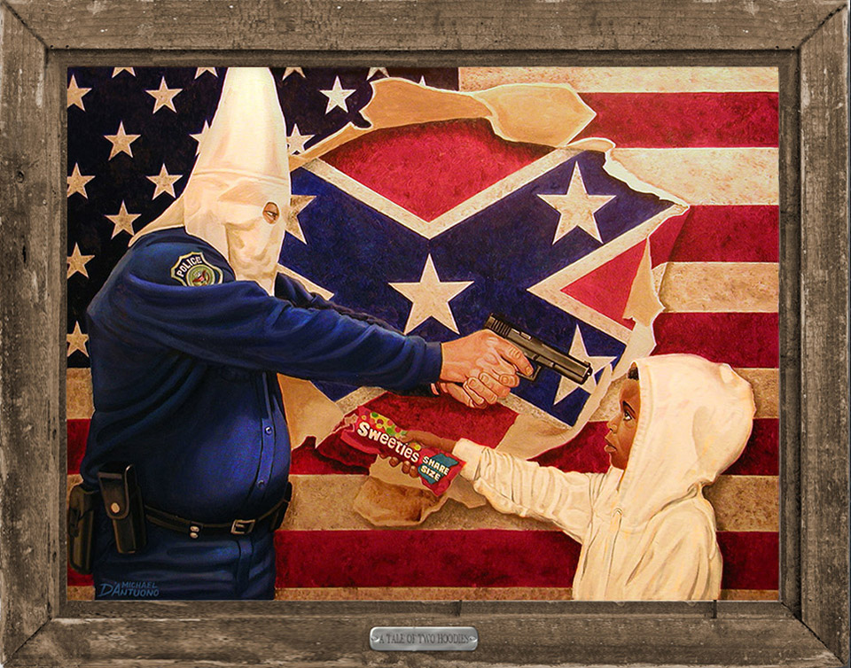 960x754 A Tale Of Two Hoodies Artcrimearchive - American Justice Painting