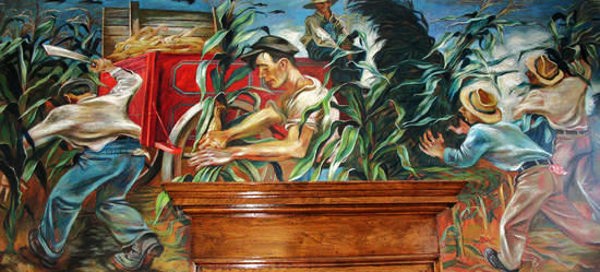 600x272 It's About Time 1930s America's Great Depression - American Justice Painting