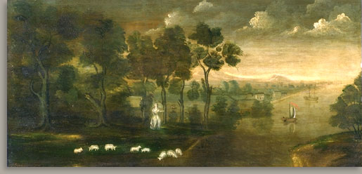 515x248 Early American Paintings - American Pastoral Painting