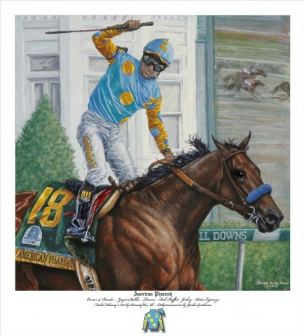 American Pharoah Painting at PaintingValley.com | Explore collection of ...