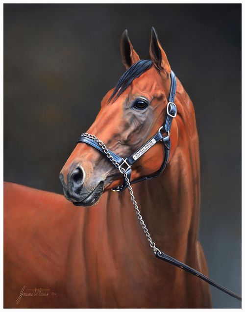 500x636 Graeme Baxter - American Pharoah Painting