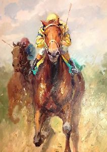 212x300 Horse Racing - American Pharoah Painting