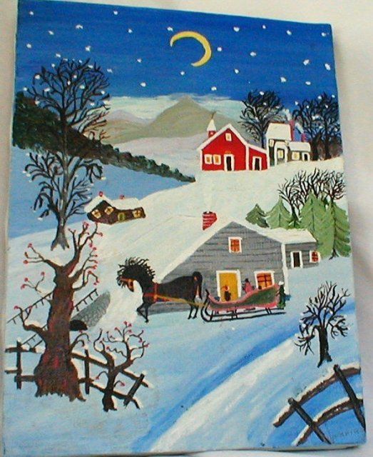 523x640 44 Best Folk Art Images On Naive Art, Folk Art - American Primitive Painting