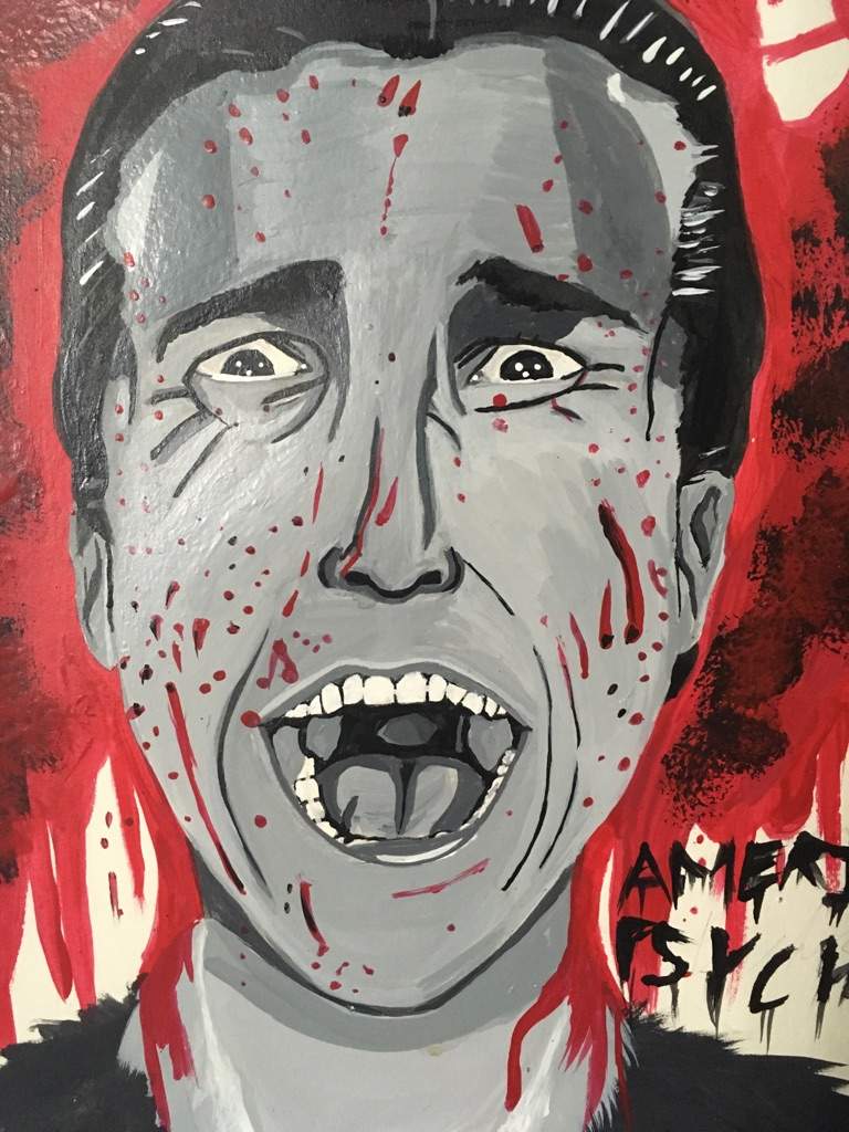 768x1024 American Psycho (Painting) Horror Amino - American Psycho Painting