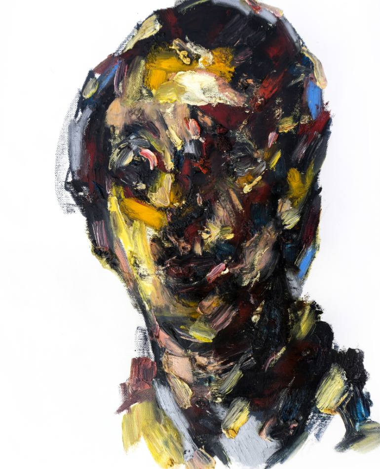 770x949 Saatchi Art Passersby, American Psycho Painting By Jaeyeol Han - American Psycho Painting