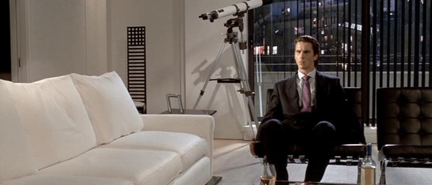 840x360 Nick's Flick Picks Review Of American Psycho - American Psycho Painting In Apartment