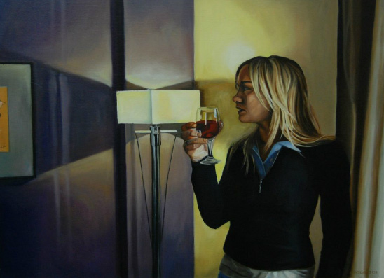 548x397 Kenneth Browne, American Realism Art, Realistic Paintings - American Realist Painting