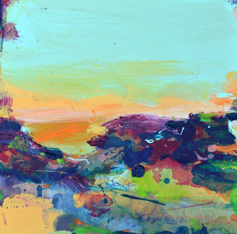 770x759 Saatchi Art American River Rio 38.576365, 121.351813 Painting By - American River Painting