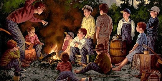 550x275 Should This Culture's Storytellers Have Access To Our Children - American Storytellers Painting