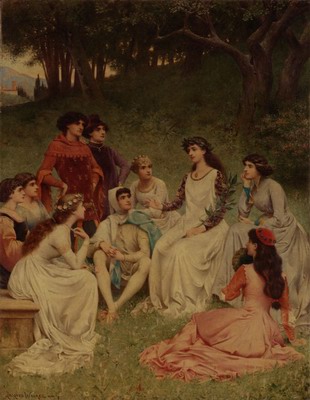 310x400 The History Of Storytelling! - American Storytellers Painting