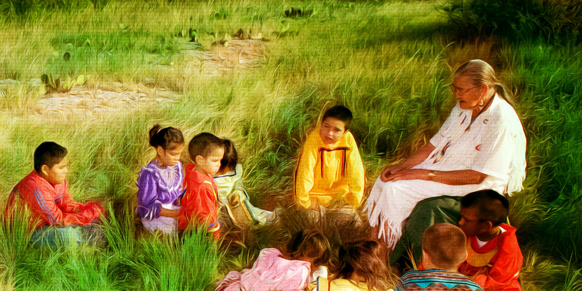 1200x600 The Importance Of Storytelling Chickasaw.tv - American Storytellers Painting