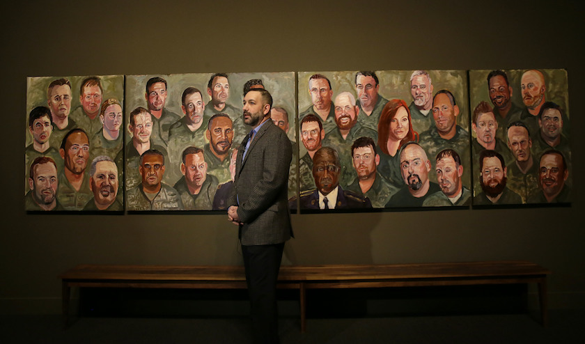 840x494 George W Bush Opens Up About Veterans, Iraq, And The Healing Power - American Veterans Painting