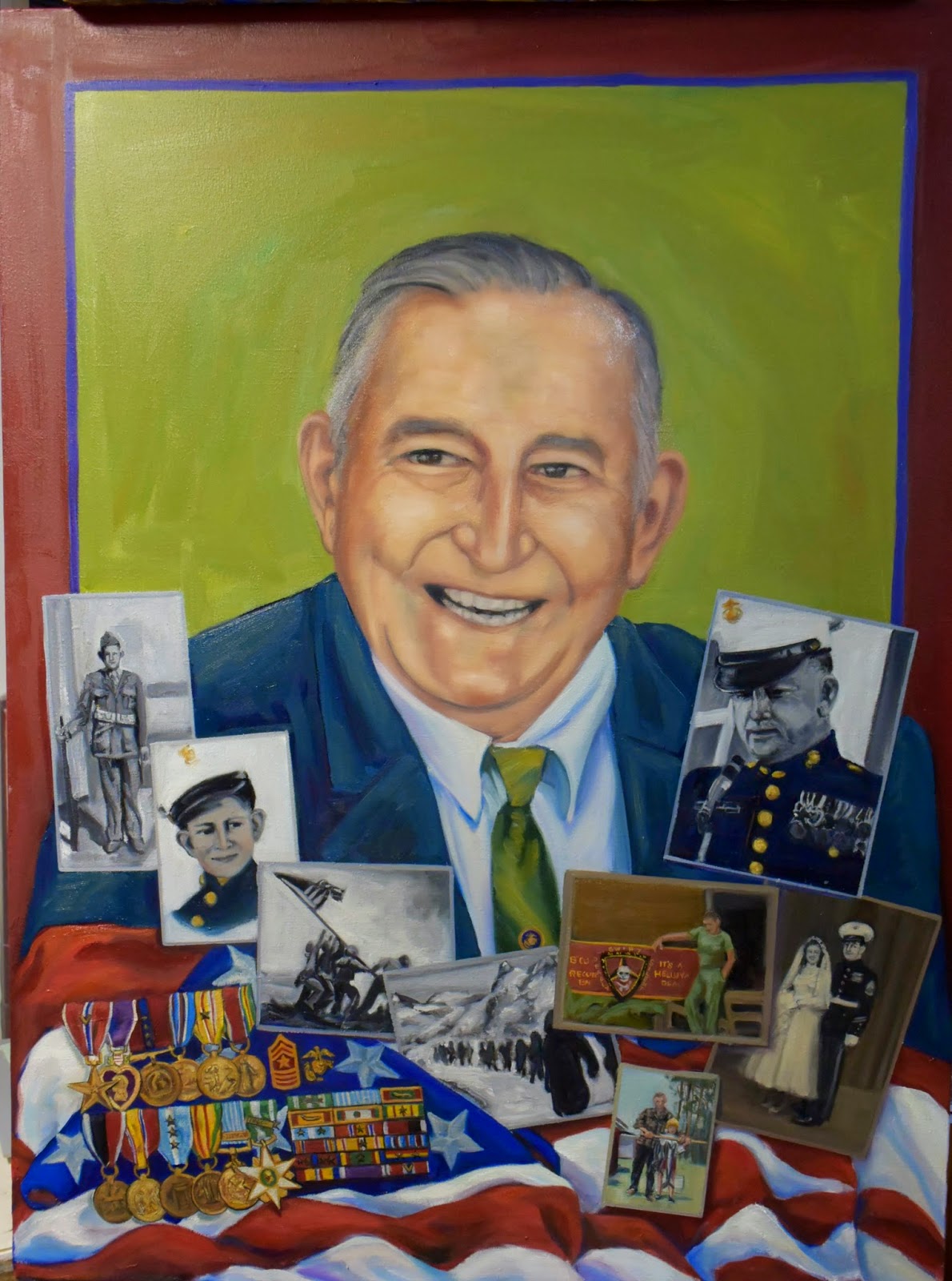 1190x1600 Jeanine Hill Soldner Fine Art February 2015 - American Veterans Painting