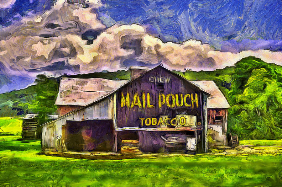 900x596 Mail Pouch Americana Painting By Michelle Williams - Americana Painting