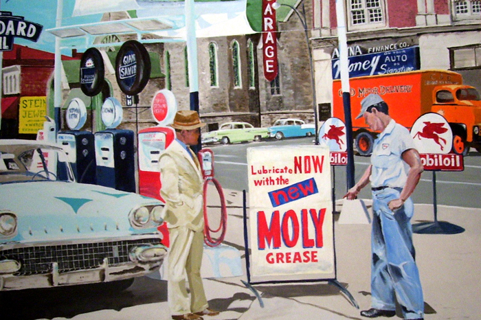 700x466 The Art Of Tom Cannady Nostalgic Paintings Based On Mid Century - Americana Painting