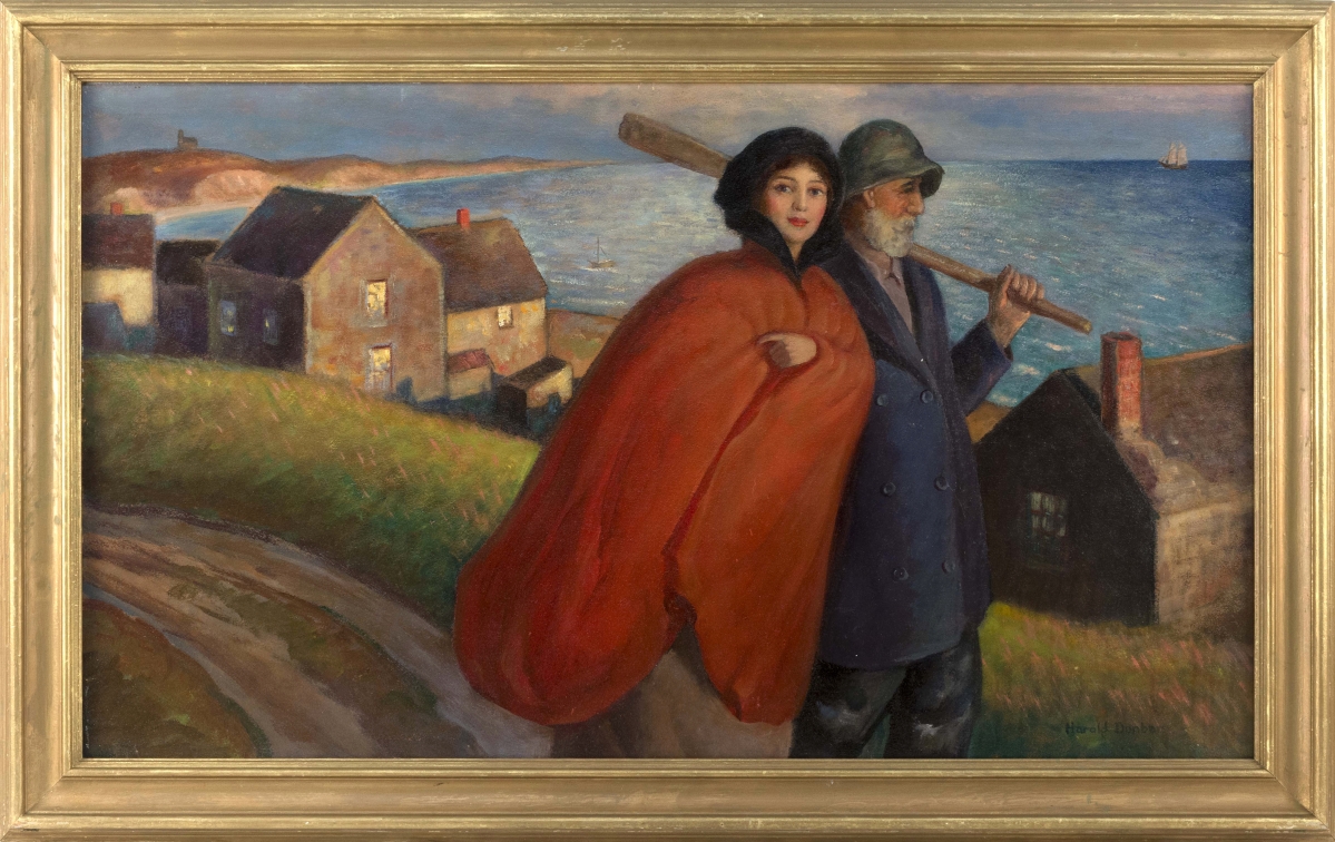 1199x756 Cape Cod Art Sets Sail At Eldred's Summer Americana Auction - Americana Painting Artists