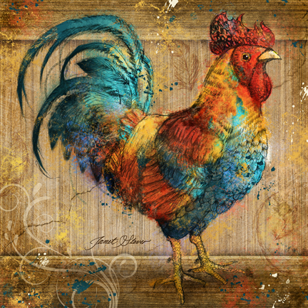 432x433 Americana Art, Americana Paintings, Country Americana Art By Janet - Americana Painting Artists