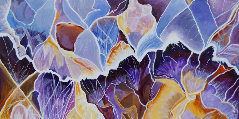 770x383 Saatchi Art Amethyst Painting By Alisa Grossutti - Amethyst Painting