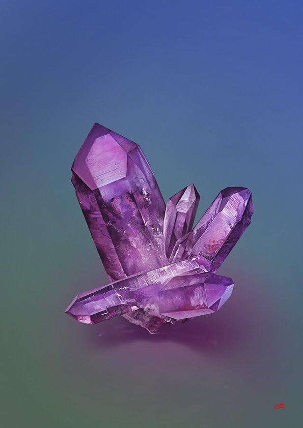 595x842 This Is Not An Amethyst - Amethyst Painting