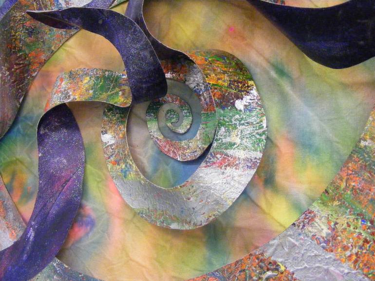 770x578 Saatchi Art Unwinding The Archimedean Ammonite Painting By Sarah - Ammonite Painting