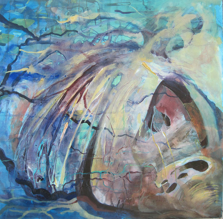 900x884 The Ammonite Painting By Maryam Salamat - Ammonite Painting