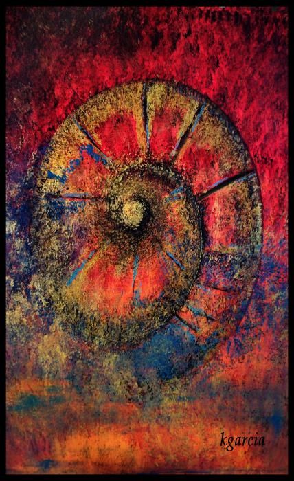 428x700 Ammonite Painting - Ammonite Painting