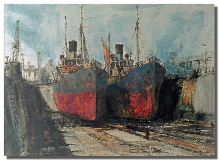 727x535 Original Painting - Amos Painting