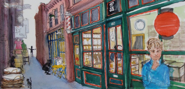 614x297 Robert Amos, R.c.a. Exhibition And Sale, November 2011 - Amos Painting