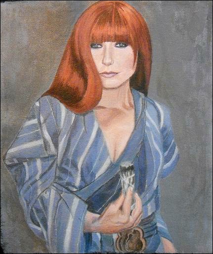 431x514 Tori Amos Painting Cristo Soto Foundmyself - Amos Painting