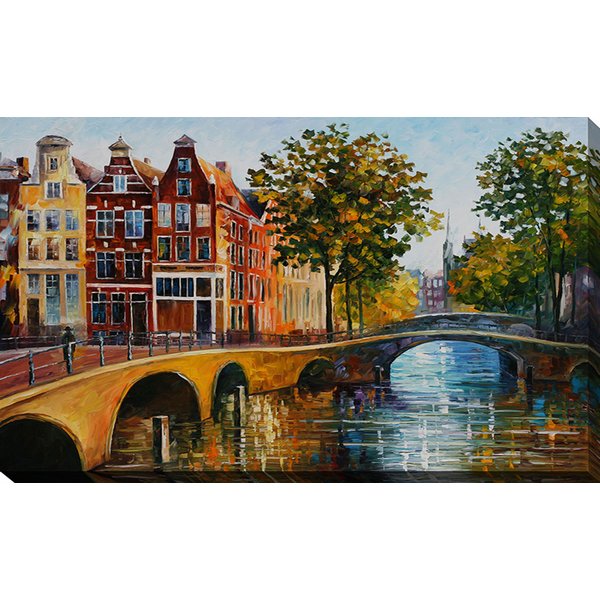 600x600 Pictureperfectinternational The Gateway To Amsterdam By Leonid - Amsterdam Painting