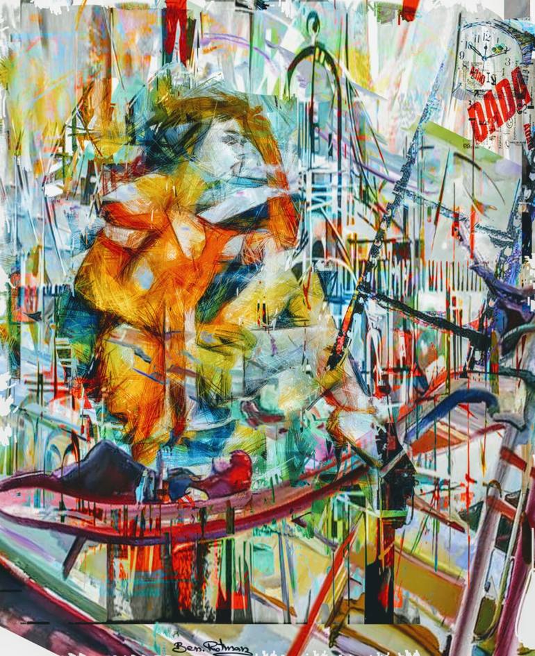 770x945 Saatchi Art Life Is A Amusement Park Painting By Ben Rotman - Amusement Park Painting