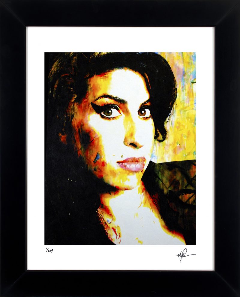 800x991 Amy Winehouse Art Print Framed Painting Lovely Wall Decor Mark - Amy Winehouse Painting