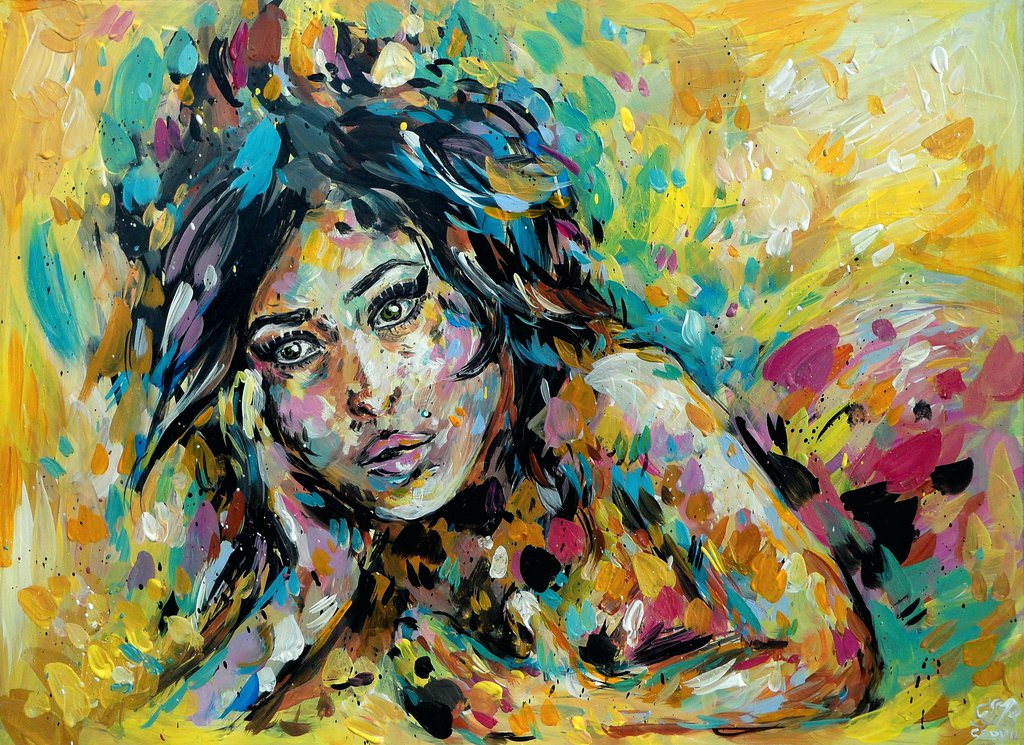 1024x745 Amy Winehouse By Keltu - Amy Winehouse Painting