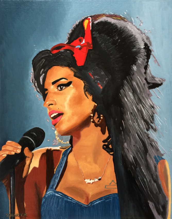 668x848 Jill Ann Harper - Amy Winehouse Painting