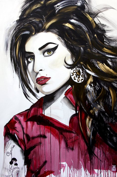 474x720 Amy Winehouse Painting Emma Sheldrake Beautiful Paintings By - Amy Winehouse Painting